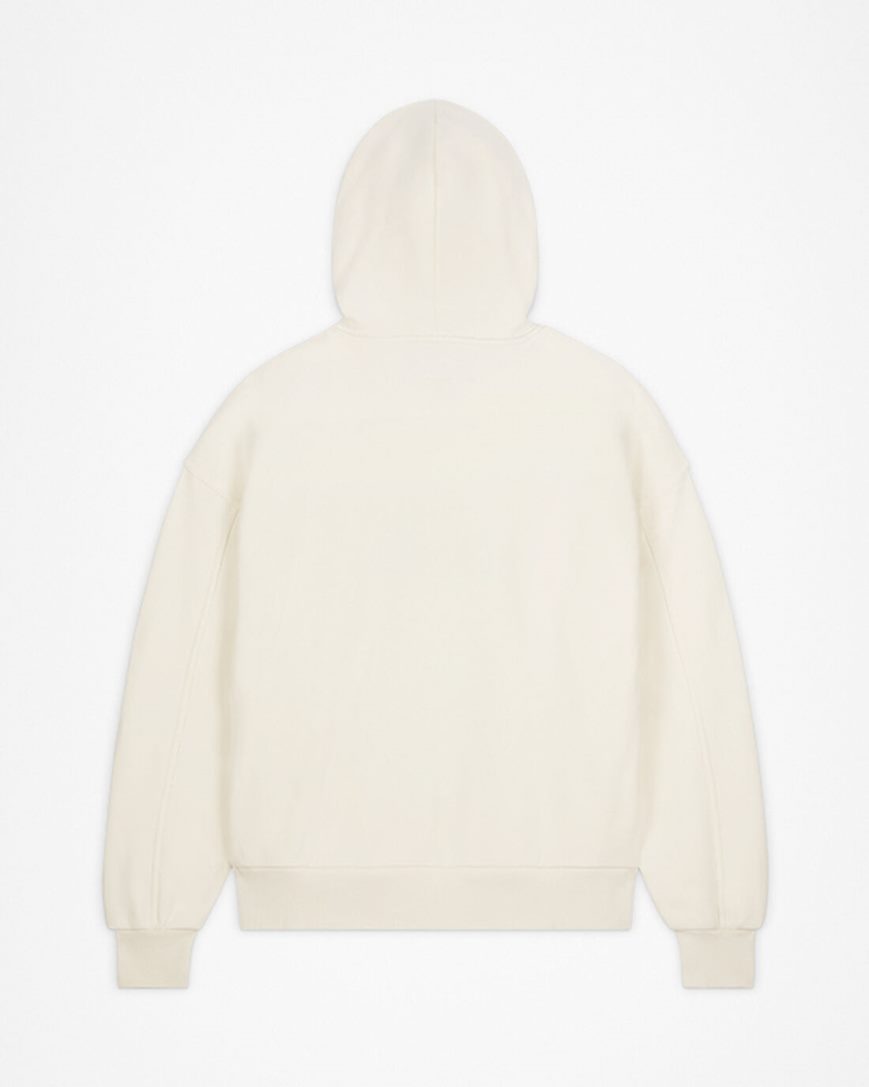 Women's Converse Loose Fit Graphic Hoodie Beige | AU 0896EC